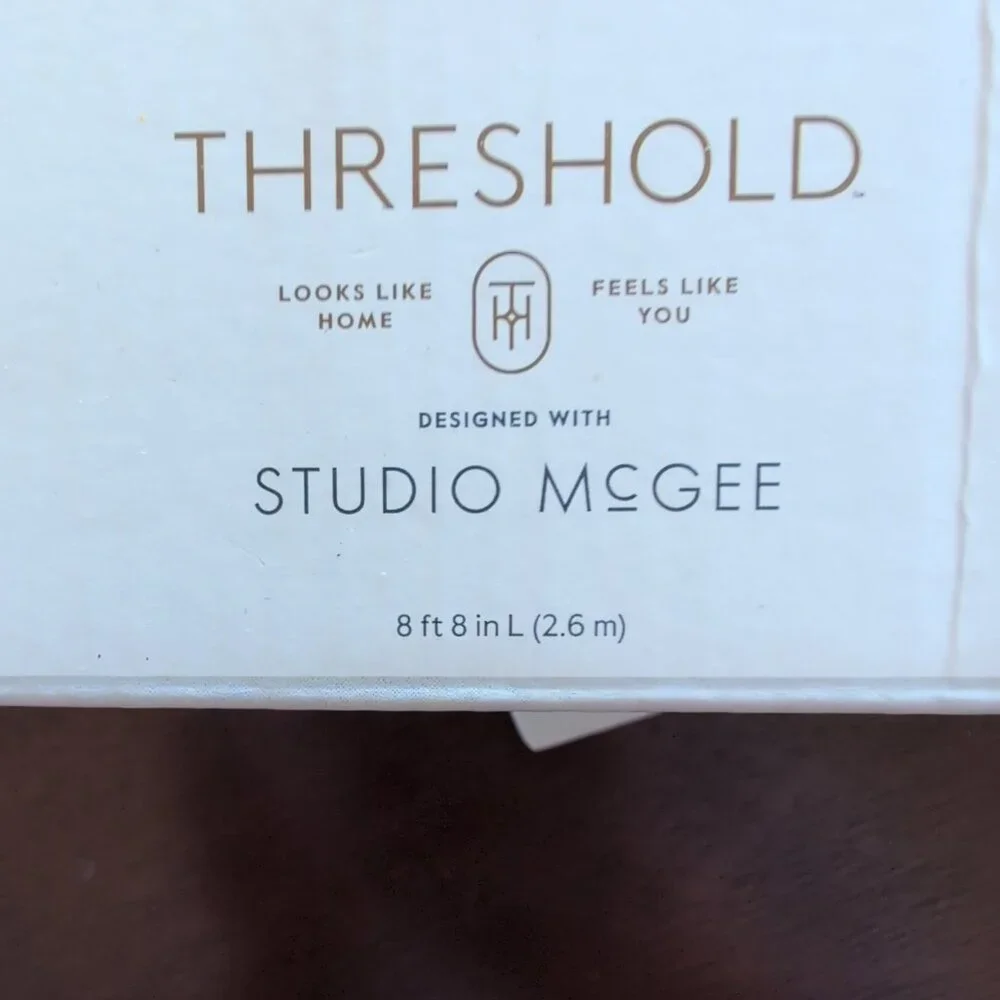 Threshold Studio McGee Gold Christmas Tree Garland 2025 8 Feet Long